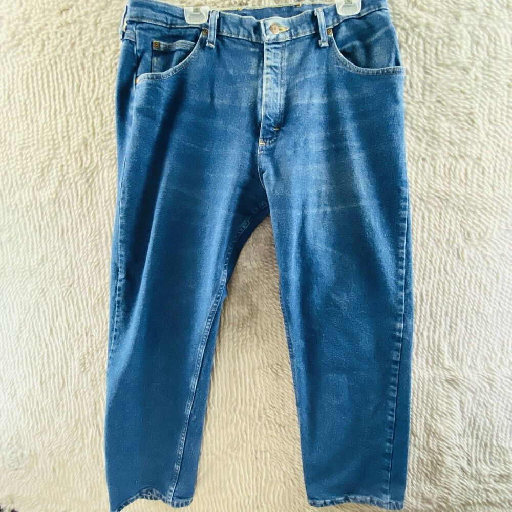 Wrangler Men's Jeans 36x29 Med Wash Five Star Premium Regular Fit Straight Leg